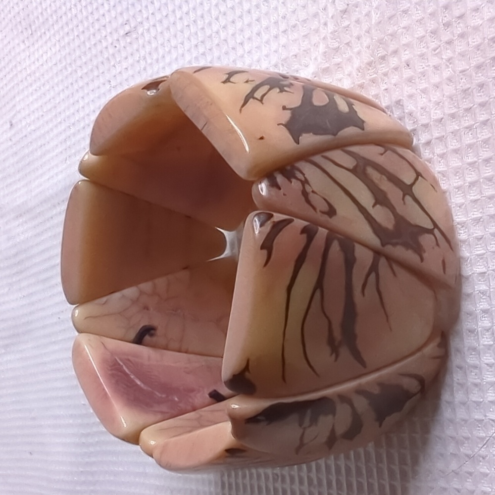 Tagua Nut stretch bracelet